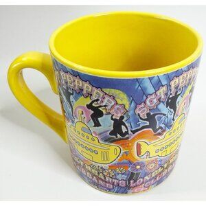 The Beatles Sgt Peppers Lonely Hearts Yellow Submarine 4" Coffee Mug Avela 2009